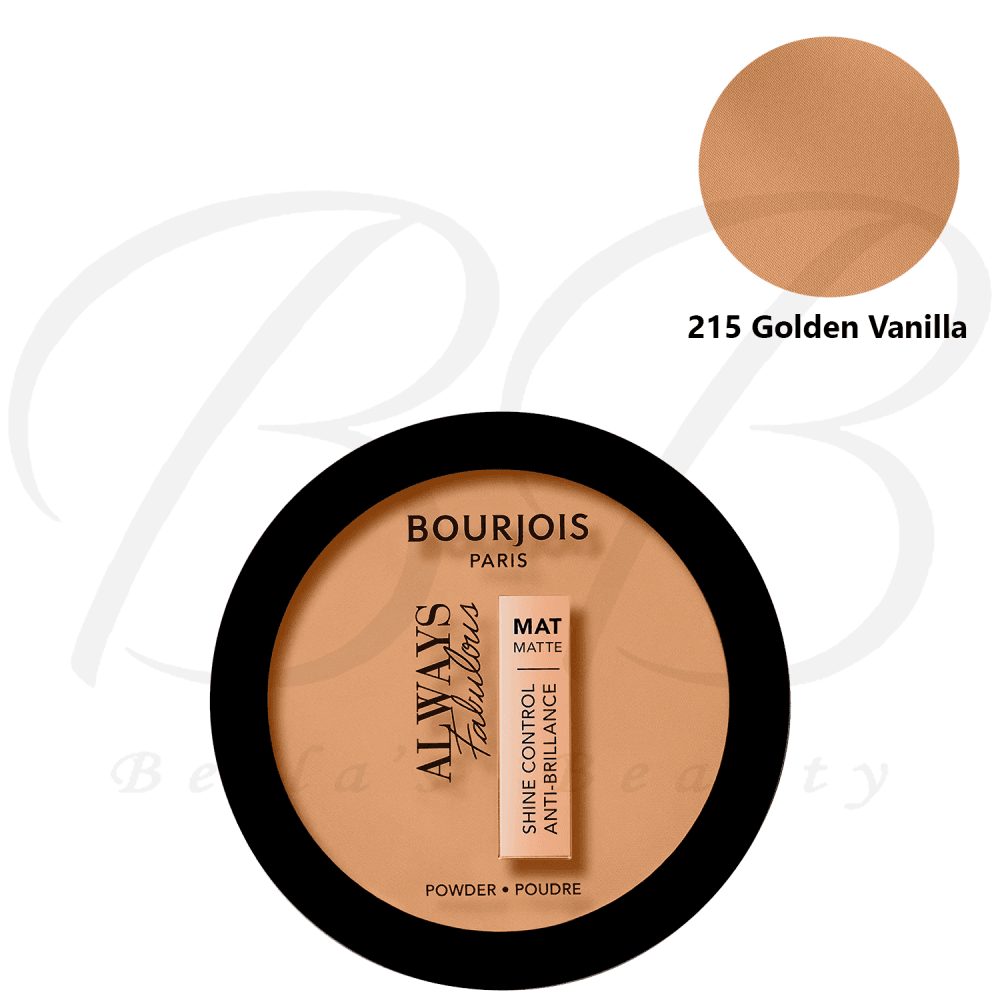 Bourjois Bourjois Powder Always Fabulous Matte Pressed Powder 10gr - 215 Golden Vanilla - Health & Beauty > Personal Care > Cosmetics > Makeup > Face Makeup > Face Powder .