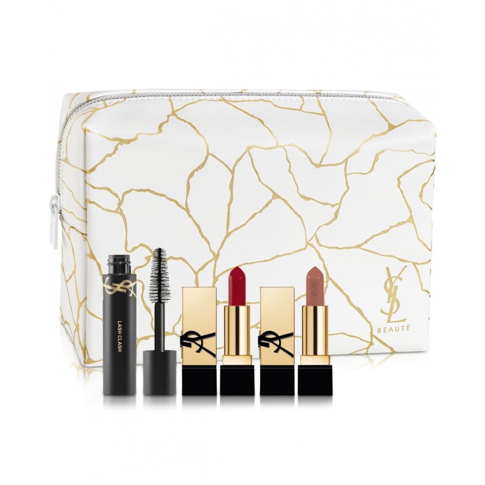 YSL YSL Mini Make Up Gift Set Mascara 2ml + 2X Lipstick + Pouch - Health & Beauty > Personal Care > Cosmetics > Perfumes & Colognes > Eaux de Parfum .