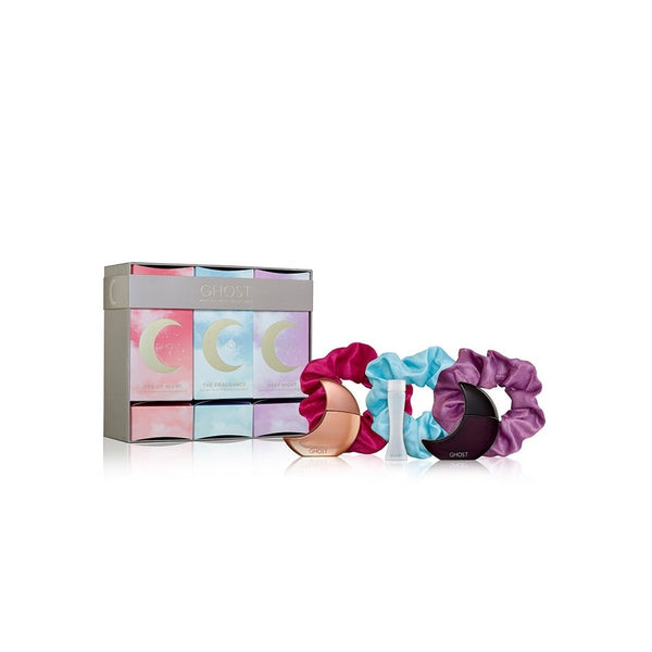 Ghost Ghost Mini Cracker Orb Of Night EDP 10ml + Deep Night EDT 10ml + Ghost The Fragrance EDT 5ml + 3 Hair Scrunchies Set - Health & Beauty > Personal Care > Cosmetics > Perfumes & Colognes EDT