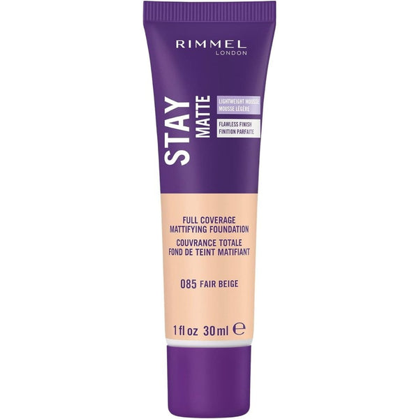 Rimmel Rimmel Stay Matte Foundation 30ml - 085 Fair Beige - Health & Beauty > Personal Care > Cosmetics > Makeup > Face Makeup > Foundations & Concealers ?