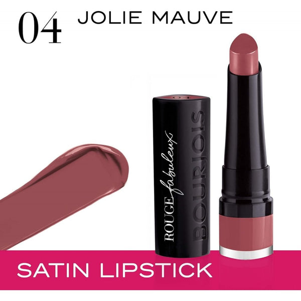 Bourjois Bourjois Rouge Fabuleux Lipstick - 04 Jolie Mauve - Health & Beauty > Personal Care > Cosmetics > Makeup > Lip Makeup > Lipsticks