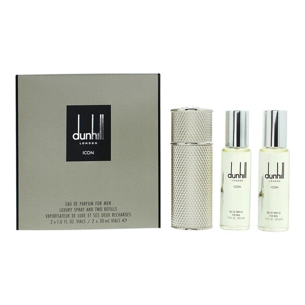 Dunhill Dunhill Icon Gift Set 30ml EDP Spray + 30ml EDP Spray + Travel Spray Bottle - Health & Beauty > Personal Care > Cosmetics > Perfumes & Colognes EDP