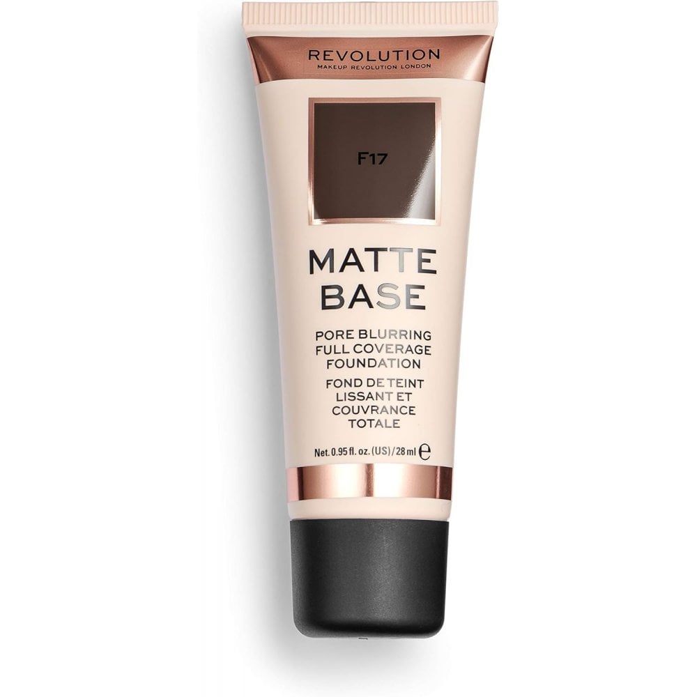 REVOLUTION Revolution Matte Base Foundation - F17 - Health & Beauty > Personal Care > Cosmetics > Makeup > Face Makeup > Foundations & Concealers Foundation