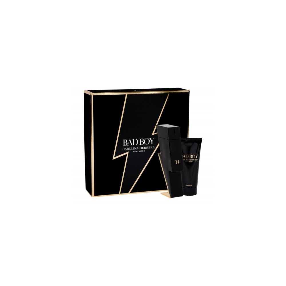 Carolina Herrera Carolina Herrera Bad Boy - Gift Set With 100ml EDT And 100ml Shower Gel - Health & Beauty > Personal Care > Cosmetics > Perfumes & Colognes > Eaux De Toilette EDT