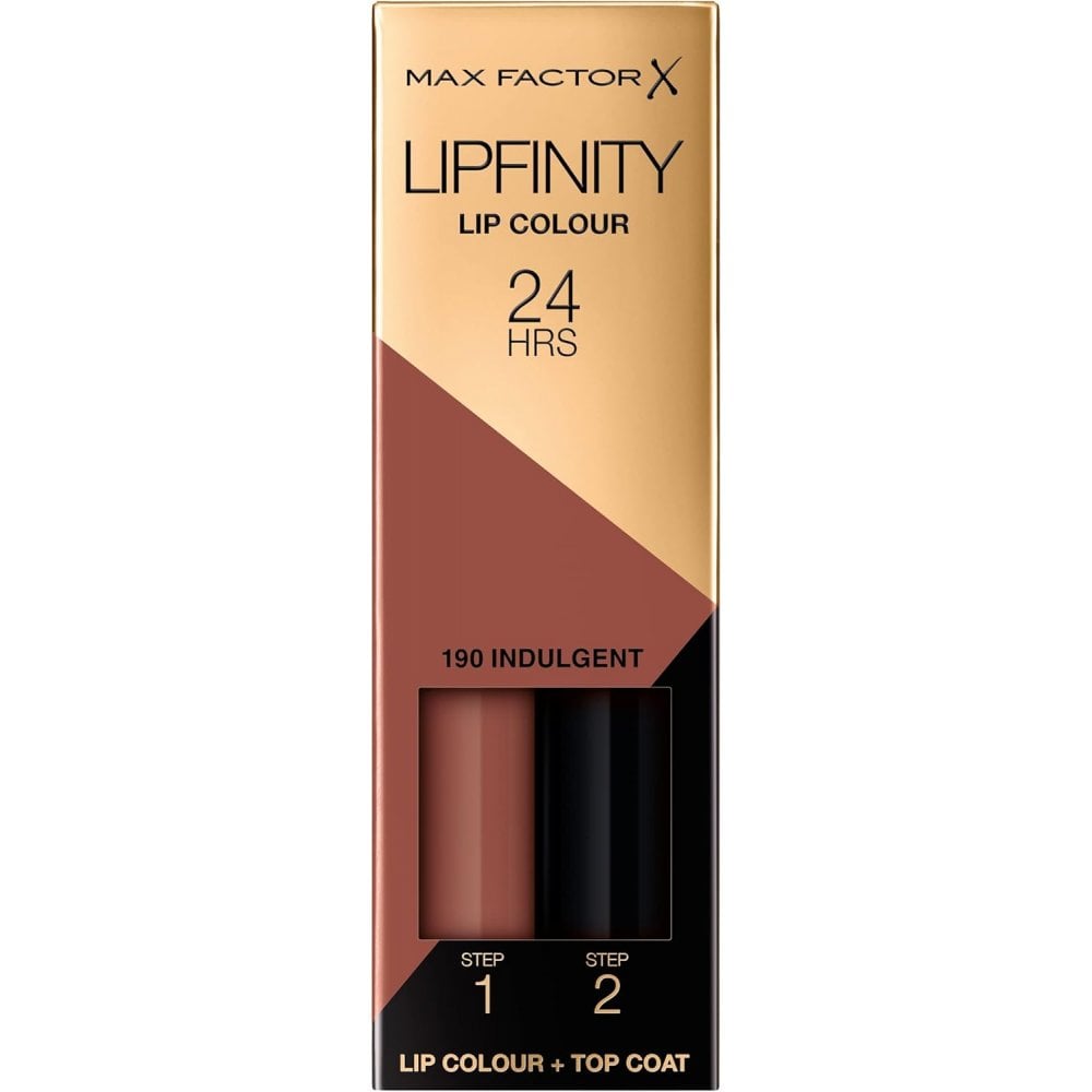 MAX FACTOR Max Factor Lipfinity Long-Lasting Two Step Lipstick - 190 Indulgent, - Health & Beauty > Personal Care > Cosmetics > Makeup > Lip Makeup > Lipsticks