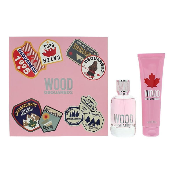 DSQUARED2 Dsquared2 Wood 2 Piece Gift Set: EDT 100ml - Body Lotion 150ml - Health & Beauty > Personal Care > Cosmetics > Perfumes & Colognes > Eaux De Toilette EDT