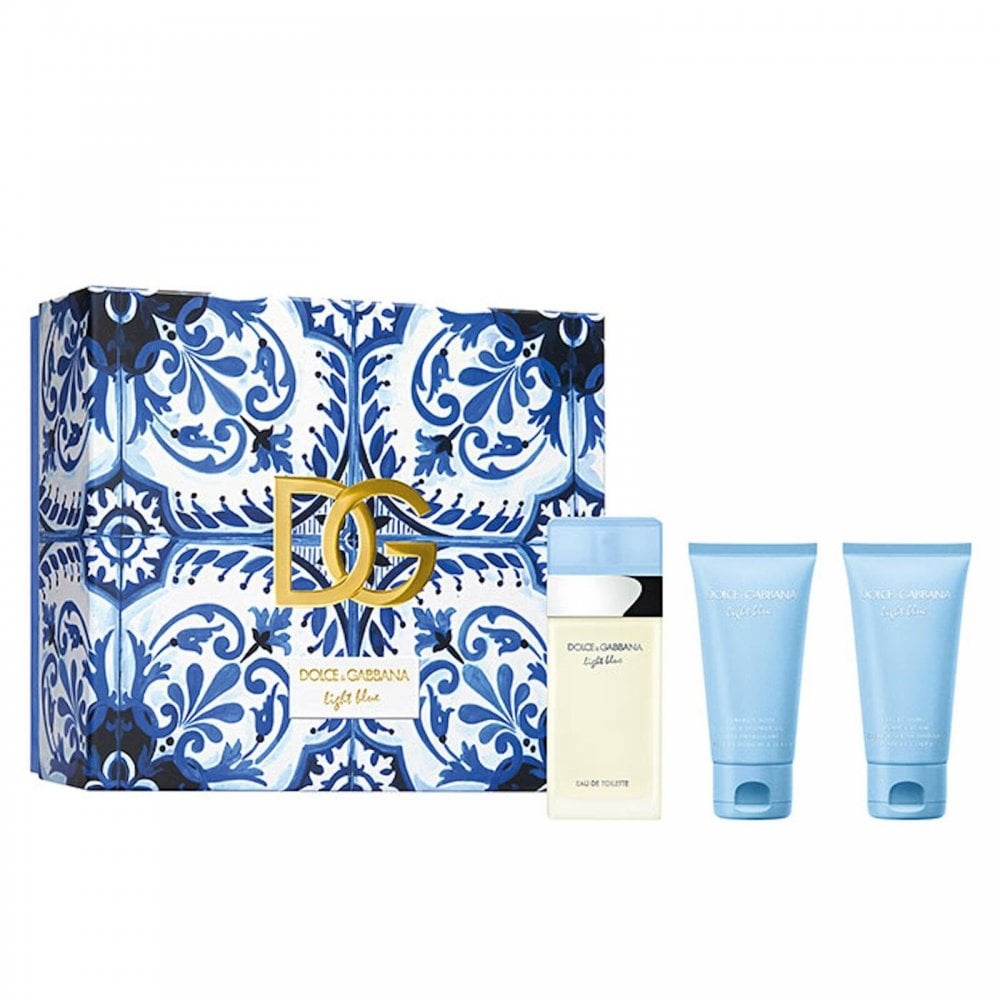 Dolce & Gabbana Dolce & Gabbana Light Blue 3 Piece Gift Set: EDT 50ml - Body Lotion 50ml - Shower Gel 50ml - Health & Beauty > Personal Care > Cosmetics > Perfumes & Colognes > Eaux De Toilette EDT