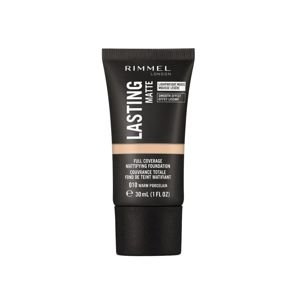 Rimmel Rimmel Lasting Matte Foundation - 010 Warm Porcelain - Health & Beauty > Personal Care > Cosmetics > Makeup > Face Makeup > Foundations & Concealers