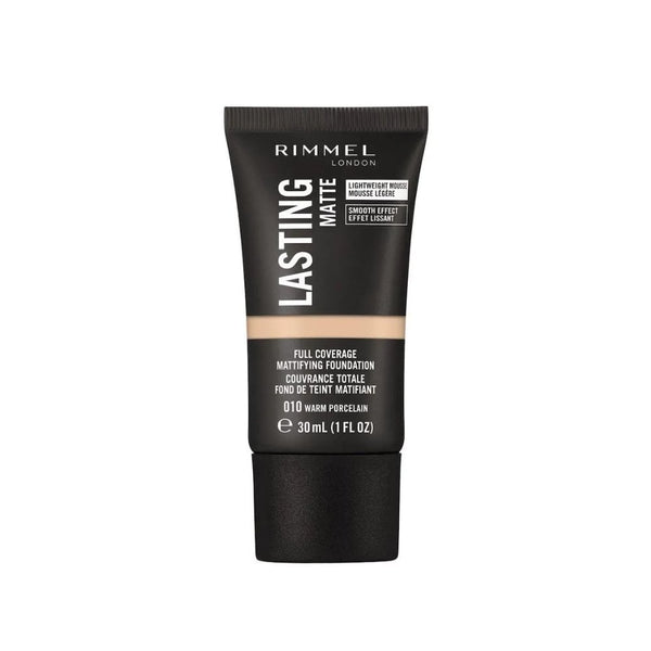 Rimmel Rimmel Lasting Matte Foundation - 010 Warm Porcelain - Health & Beauty > Personal Care > Cosmetics > Makeup > Face Makeup > Foundations & Concealers
