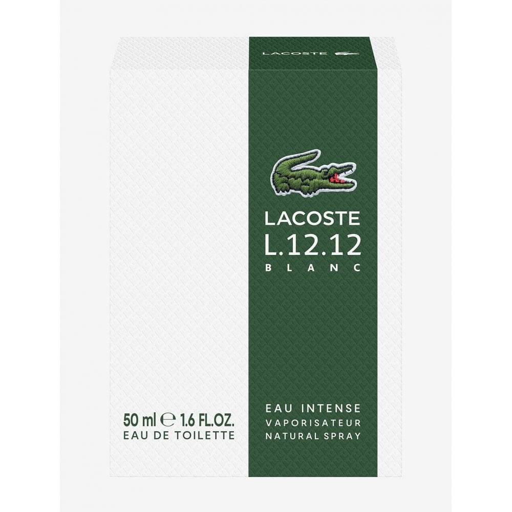 Lacoste Lacoste L.12.12 Blanc Eau Intense 50ml EDT Spray - Health & Beauty > Personal Care > Cosmetics > Perfumes & Colognes > Eaux De Toilette EDT