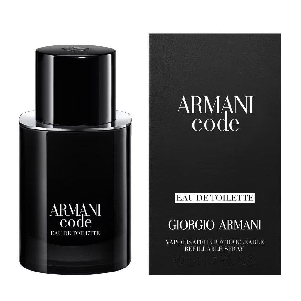 Giorgio Armani Giorgio Armani Armani Code 50ml EDT Refillable Spray - Health & Beauty > Personal Care > Cosmetics > Perfumes & Colognes > Eaux De Toilette EDT