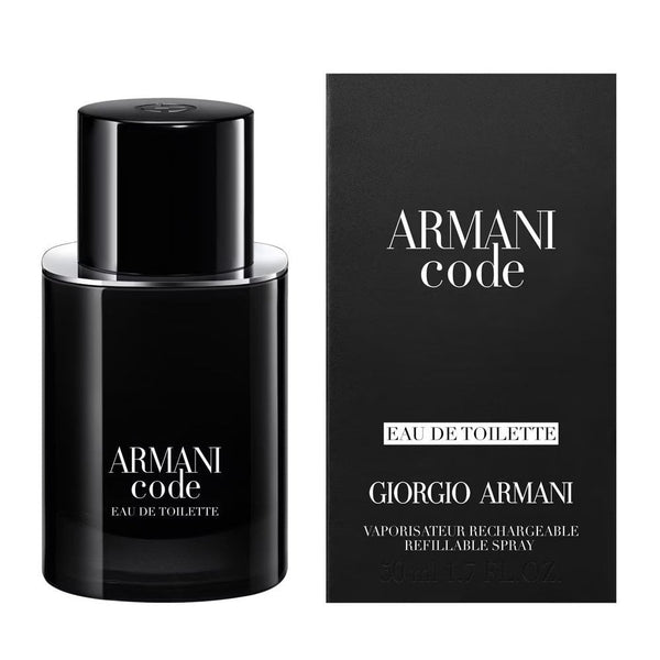 Giorgio Armani Giorgio Armani Armani Code 50ml EDT Refillable Spray - Health & Beauty > Personal Care > Cosmetics > Perfumes & Colognes > Eaux De Toilette EDT