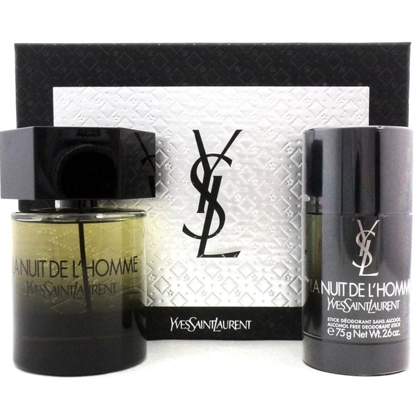 Yves Saint Laurent Ysl La Nuit De L'Homme Set: EDT Spray 100ml + Deo Spray 75Ml - Health & Beauty > Personal Care > Cosmetics > Perfumes & Colognes > Eaux De Toilette EDT