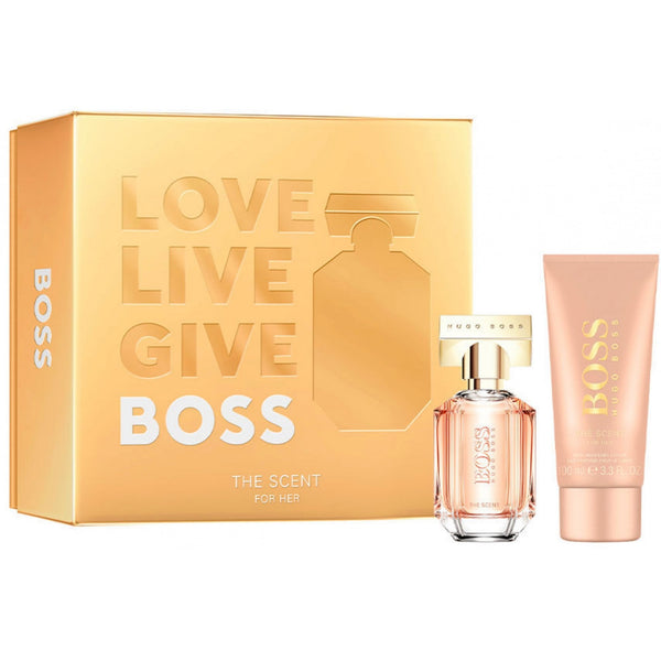 Hugo Boss Hugo Boss The Scent For Her 2 Piece Gift Set: EDP 50ml - Body Lotion 100ml - Health & Beauty > Personal Care > Cosmetics > Perfumes & Colognes EDP