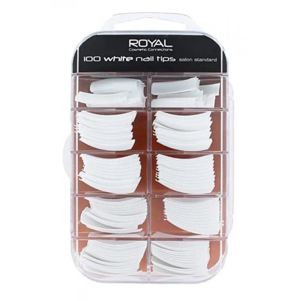 Royal Cosmetics Royal Cosmetics 100 Clear Nail Tips - White - Health & Beauty > Personal Care > Cosmetics .