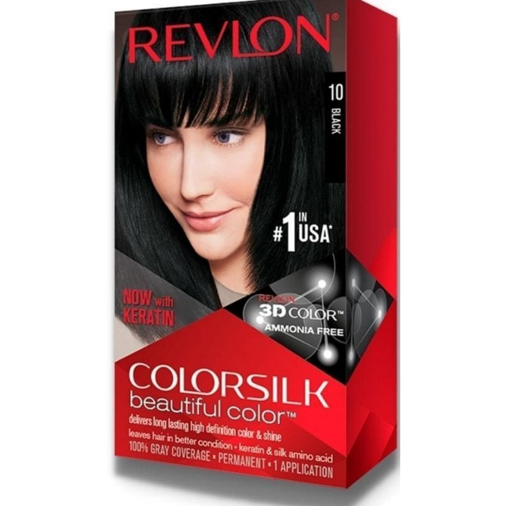 Revlon Revlon Colorsilk Ammonia Free 10 Black - Health & Beauty > Personal Care > Cosmetics Hair Dye