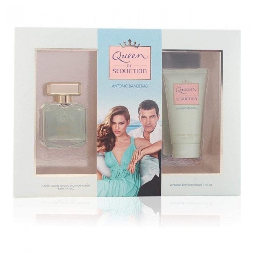 Antonio Banderas Queen Of Seduction 50ml EDT Spray + 50ml Body Lotion