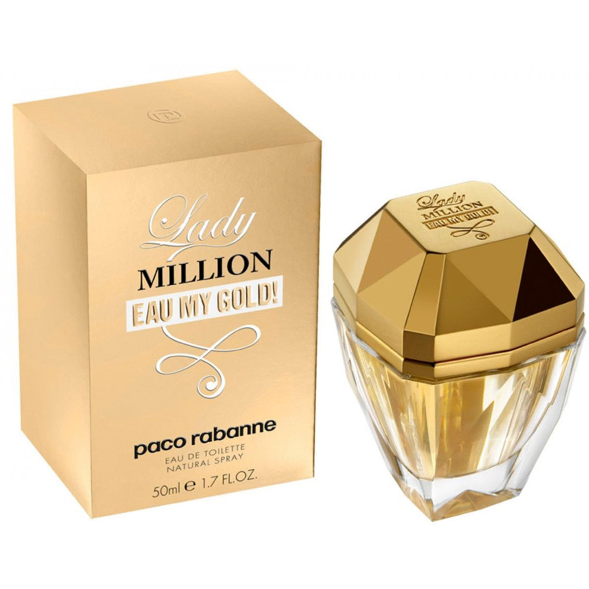Paco Rabanne Paco Rabanne Lady Million Eau My Gold 50ml EDT Spray - Health & Beauty > Personal Care > Cosmetics > Perfumes & Colognes > Eaux De Toilette EDT