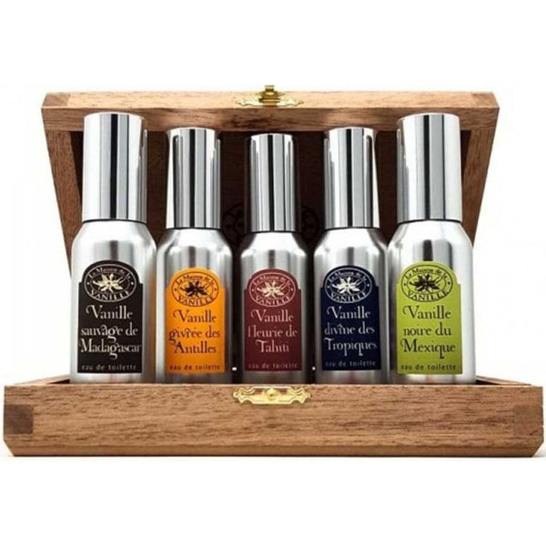 La Maison De La Vanille Coffret Bois Prestige Vanille Du Monde 5X30ml