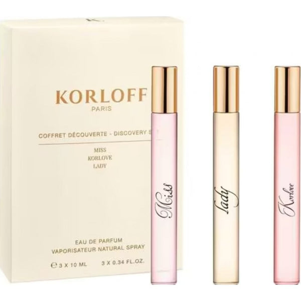 Korloff Korloff Paris Discovery Set EDP 3X10ml - Health & Beauty > Personal Care > Cosmetics > Perfumes & Colognes > Eaux de Parfum EDP
