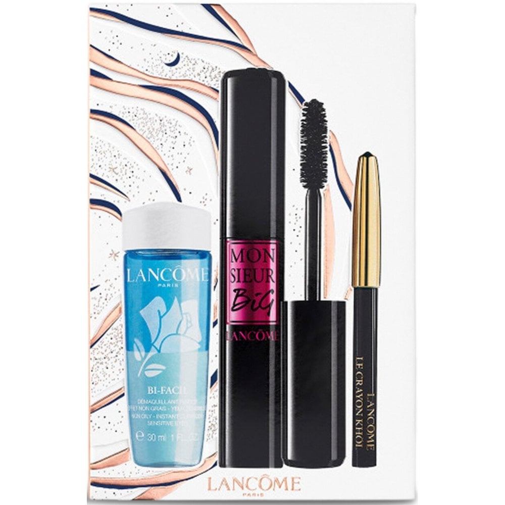 Lancome Lancome Monsieur Big Mascara Gift Set Monsieur Big Mascara 01 Black + Bi-Facil Eye Makeup Remover - 30ml + Le Crayon Khol Eye Pencil Mini 01 Black - Health & Beauty > Personal Care > Cosmetics > Perfumes & Colognes