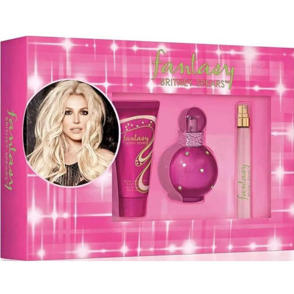 Britney Spears Britney Spears Fantasy EDP 30ml Set-30ml EDP+50ml Body Souffle+ 10ml EDP Spray - Health & Beauty > Personal Care > Cosmetics > Perfumes & Colognes > Eaux de Parfum EDP
