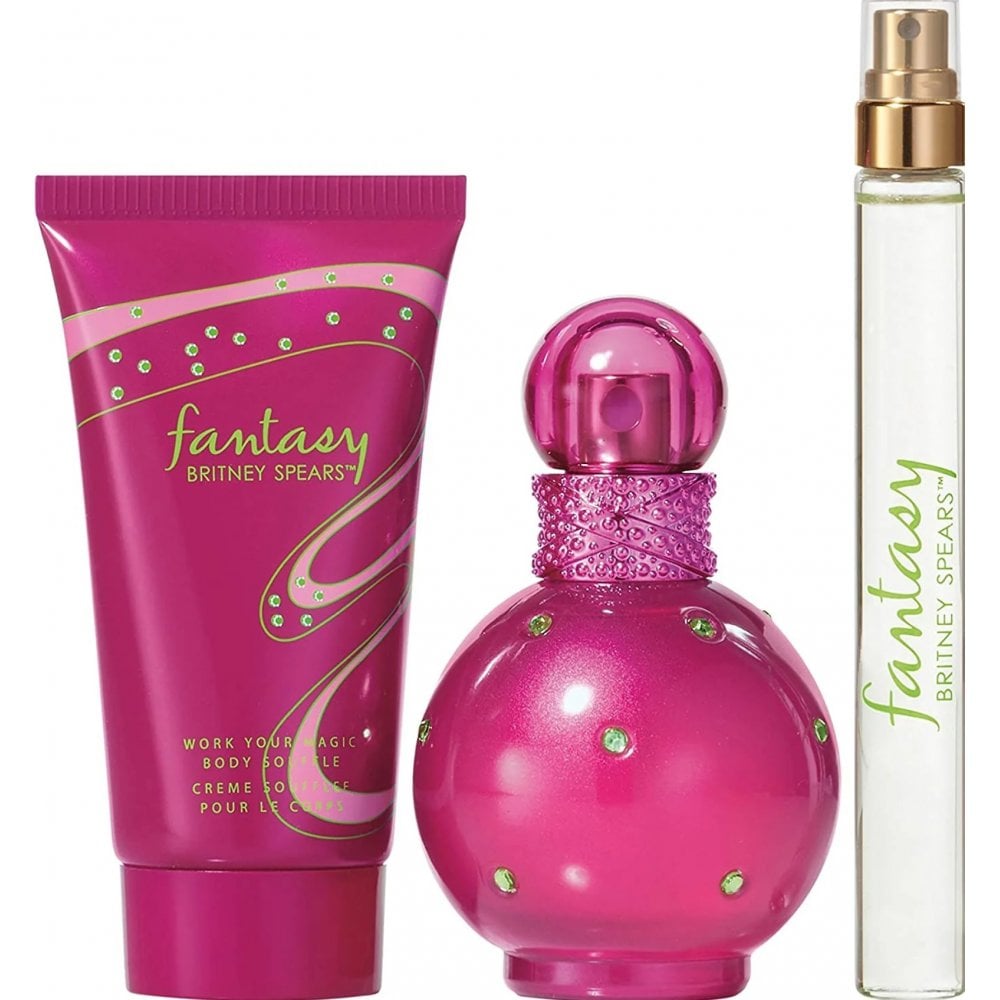 Britney Spears Britney Spears Fantasy EDP 30ml Set-30ml EDP+50ml Body Souffle+ 10ml EDP Spray - Health & Beauty > Personal Care > Cosmetics > Perfumes & Colognes > Eaux de Parfum EDP