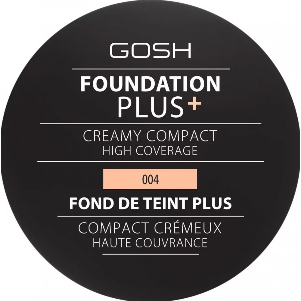 Gosh Gosh Foundation Plus + Creamy Compact - 004 Natural - Health & Beauty > Personal Care > Cosmetics > Makeup > Face Makeup > Foundations & Concealers