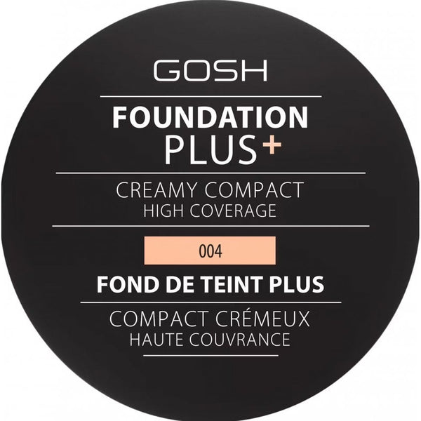 Gosh Gosh Foundation Plus + Creamy Compact - 004 Natural - Health & Beauty > Personal Care > Cosmetics > Makeup > Face Makeup > Foundations & Concealers