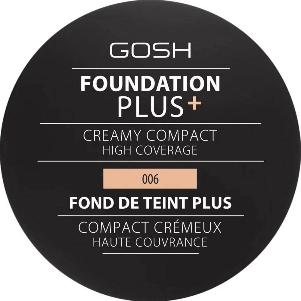 Gosh Gosh Foundation Plus + Creamy Compact - 006 Honey - Health & Beauty > Personal Care > Cosmetics > Makeup > Face Makeup > Foundations & Concealers