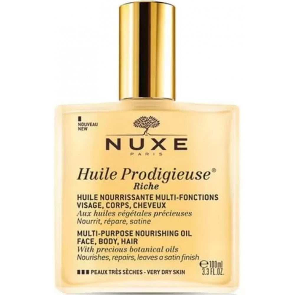 Nuxe Nuxe Huile Prodigieuse Riche Multi-Purpose Dry Oil Spray 100ml - Health & Beauty > Personal Care > Cosmetics > Skin Care > Body Oil .