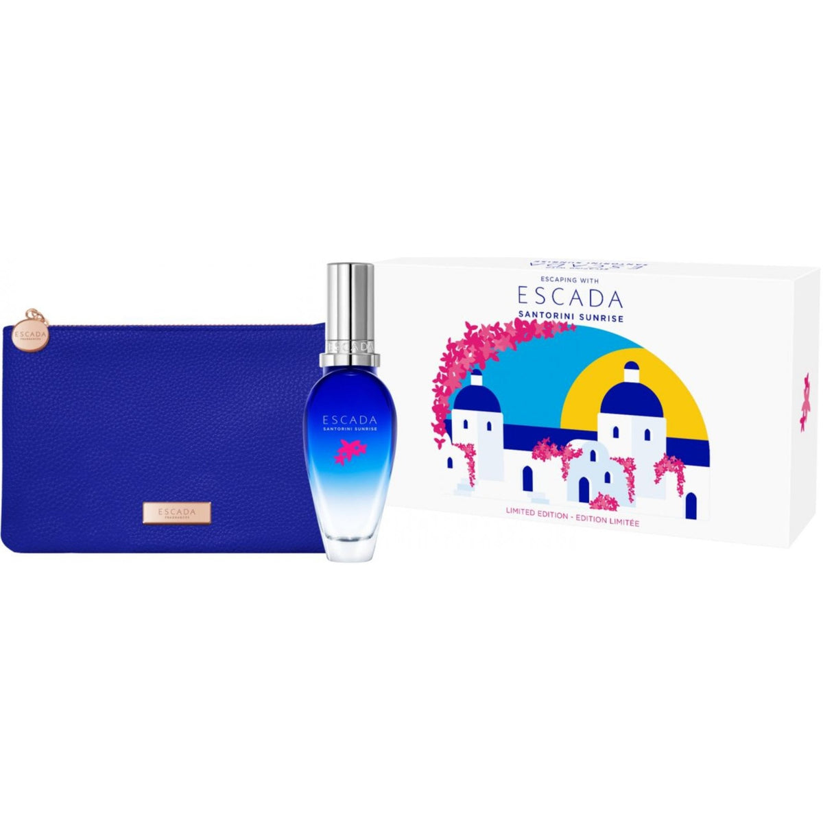 Escada Escada Santorini Sunrise Set: EDT Spray 30ml + Toiletry Bag - Health & Beauty > Personal Care > Cosmetics > Perfumes & Colognes > Eaux De Toilette EDT