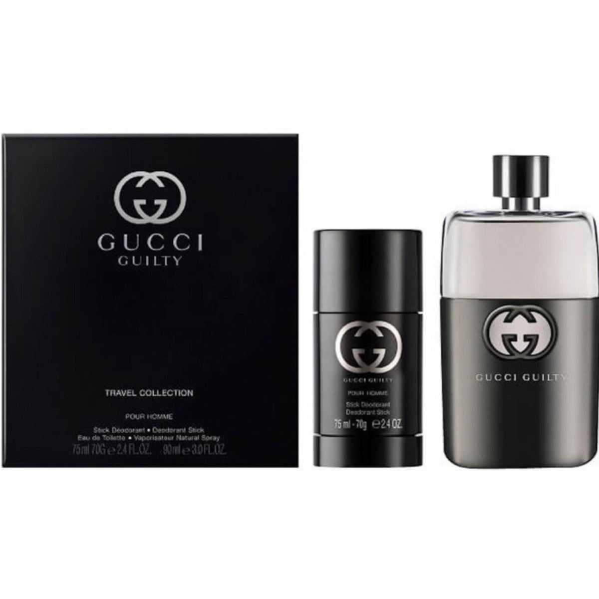 Gucci Gucci Guilty Pour Homme 90Ml EDT Spray + 75ml Deodorant Stick - Health & Beauty > Personal Care > Cosmetics > Perfumes & Colognes > Eaux de Parfum EDT
