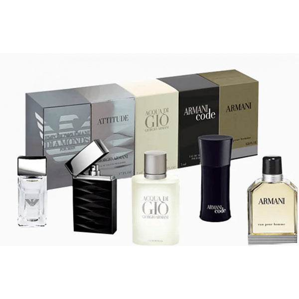 Giorgio Armani Giorgio Armani Miniatures Gift Set For Him - Health & Beauty > Personal Care > Cosmetics > Perfumes & Colognes > Eaux de Parfum Mini Set