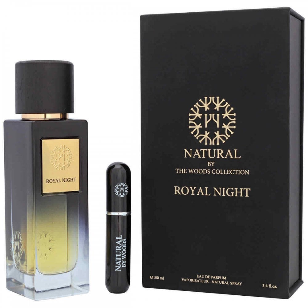 The Woods Collection The Woods Collection Natural By The Woods Collection Royal Night 2 Piece Set 100ml EDP Spray And Travel Atomiser - Health & Beauty > Personal Care > Cosmetics > Perfumes & Colognes EDP