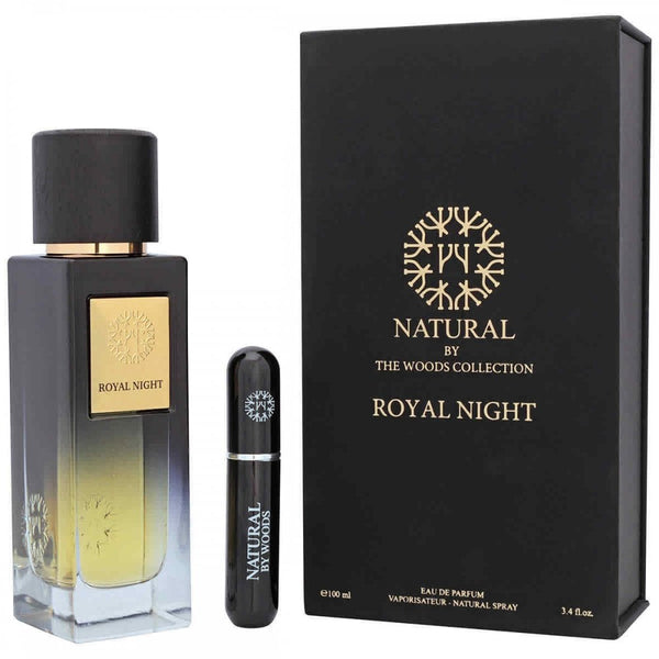 The Woods Collection The Woods Collection Natural By The Woods Collection Royal Night 2 Piece Set 100ml EDP Spray And Travel Atomiser - Health & Beauty > Personal Care > Cosmetics > Perfumes & Colognes EDP
