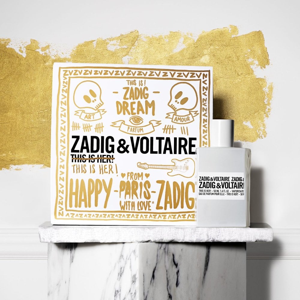 Zadig & Voltaire Zadig & Voltaire This Is Her! Gift Set: 50ml EDP Spray + Body Lotion 50ml - Health & Beauty > Personal Care > Cosmetics > Bath & Body Gift Sets