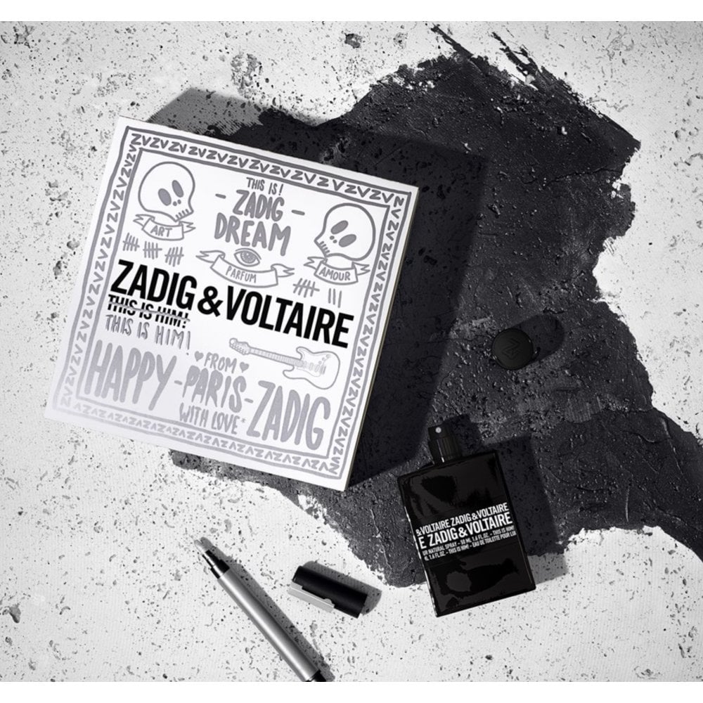 Zadig & Voltaire Zadig & Voltaire This Is Him! Gift Set: 50ml EDT Spray + Shower Gel 50ml - Health & Beauty > Personal Care > Cosmetics > Bath & Body Gift Sets