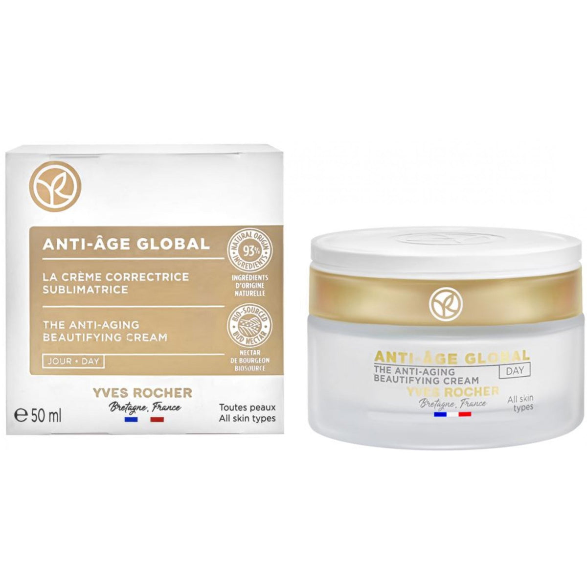 Yves Rocher Yves Rocher Anti Age Global Beautyfying Day Cream 50ml - Health & Beauty > Personal Care > Cosmetics > Skin Care > Anti-Aging Skin Care