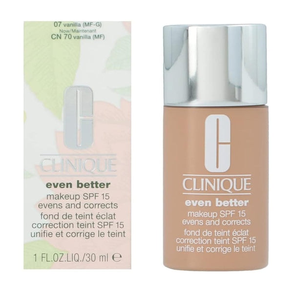Clinique Clinique Even Better Makeup Foundation SPF15 30ml - 07 Vanilla - Health & Beauty > Personal Care > Cosmetics > Makeup > Face Makeup > Foundations & Concealers Cosmetics
