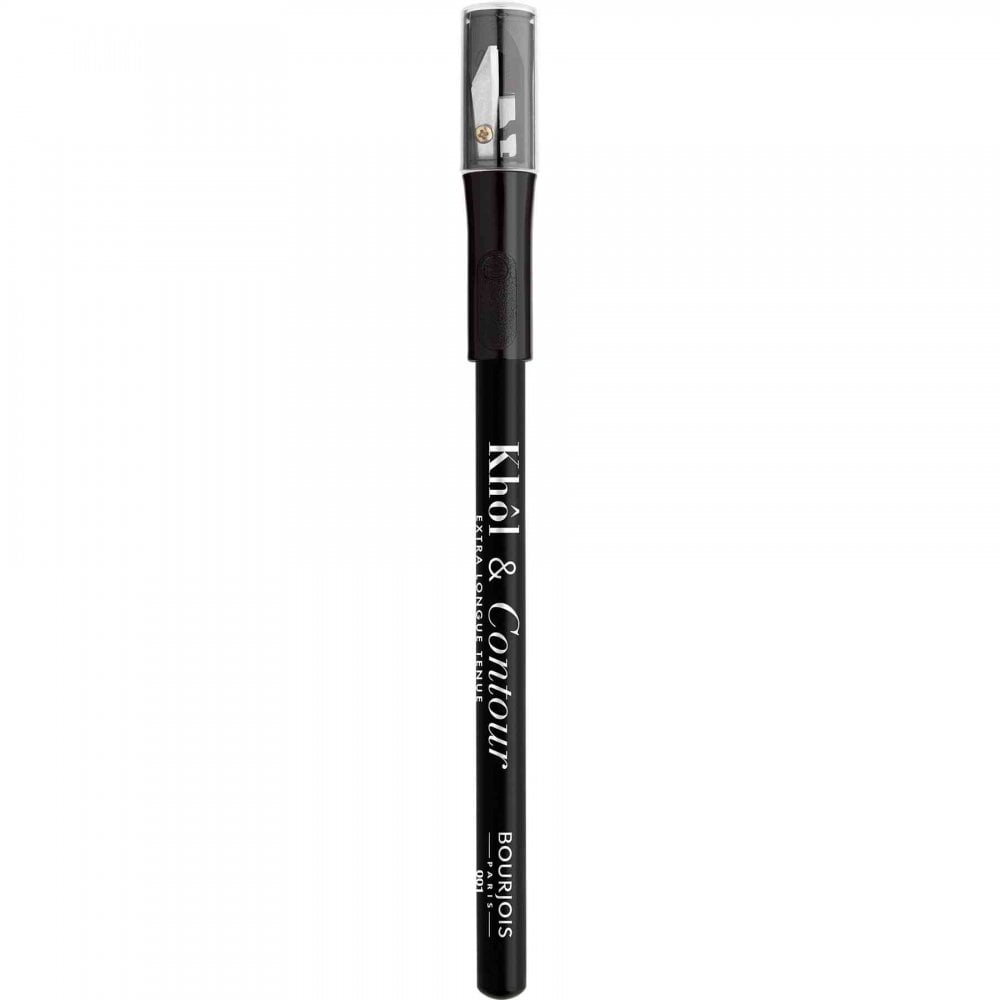 Bourjois Bourjois Khol And Contour With Built In Sharpener Black - 001 Black - Health & Beauty > Personal Care > Cosmetics > Makeup > Eye Makeup > Eyebrow Enhancers Eyeliner