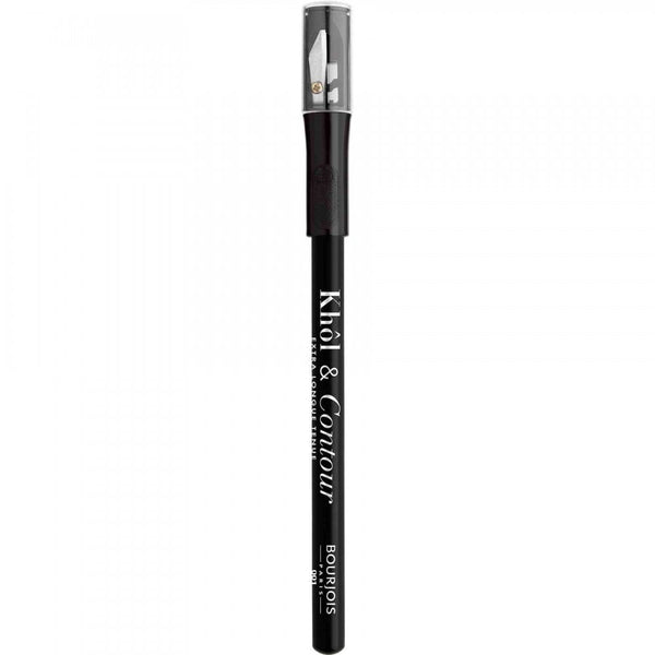 Bourjois Bourjois Khol And Contour With Built In Sharpener Black - 001 Black - Health & Beauty > Personal Care > Cosmetics > Makeup > Eye Makeup > Eyebrow Enhancers Eyeliner