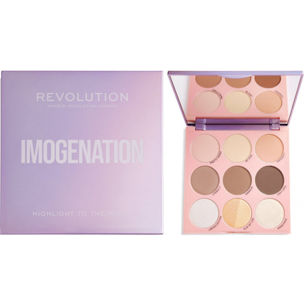 Makeup Revolution Revolution Imogenation Highlight To The Moon Highlighting Palette 9 X 2G - Health & Beauty > Personal Care > Cosmetics Highlighting Palette