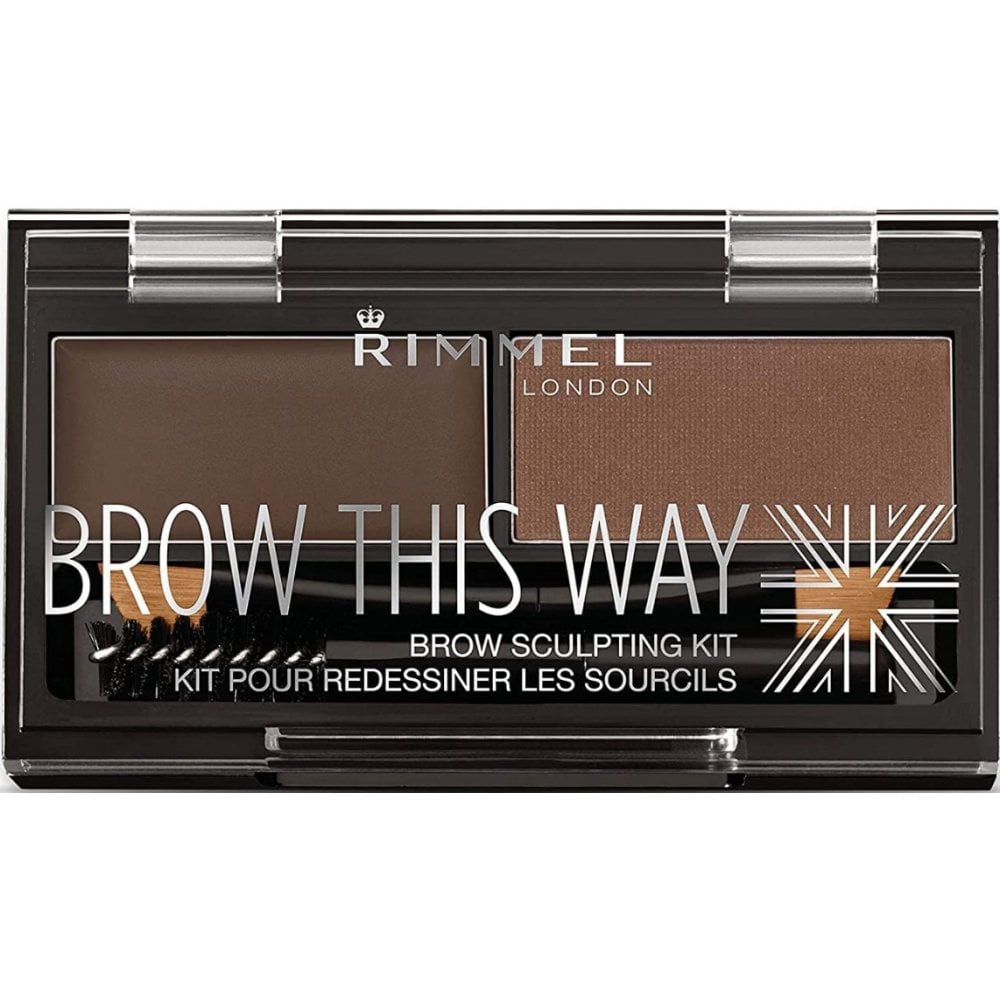 Rimmel London Rimmel Brow This Way Eyebrow Sculpting Kit - 003 Dark Brown - Health & Beauty > Personal Care > Cosmetics .