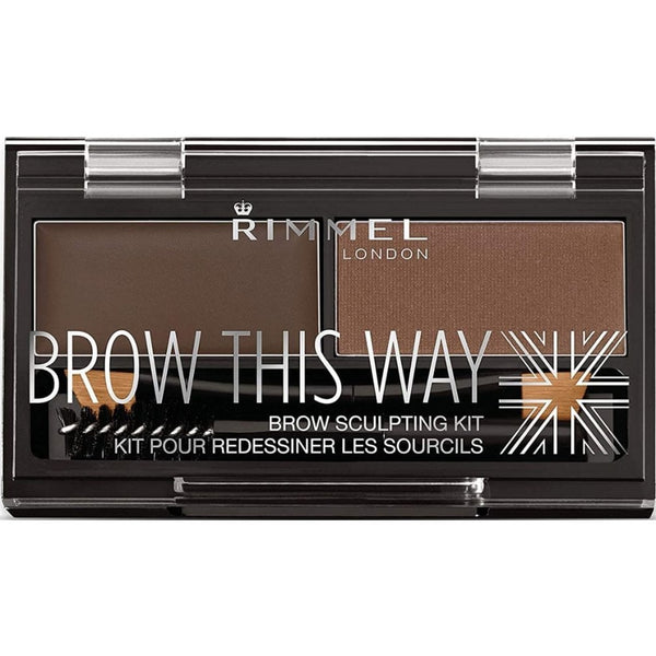 Rimmel London Rimmel Brow This Way Eyebrow Sculpting Kit - 003 Dark Brown - Health & Beauty > Personal Care > Cosmetics .