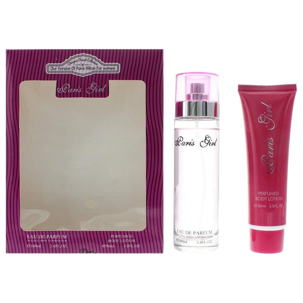 Designer French Designer French Collection Paris Gift Set 100ml EDP Spray + Body Lotion 90Ml - Health & Beauty > Personal Care > Cosmetics > Perfumes & Colognes EDP