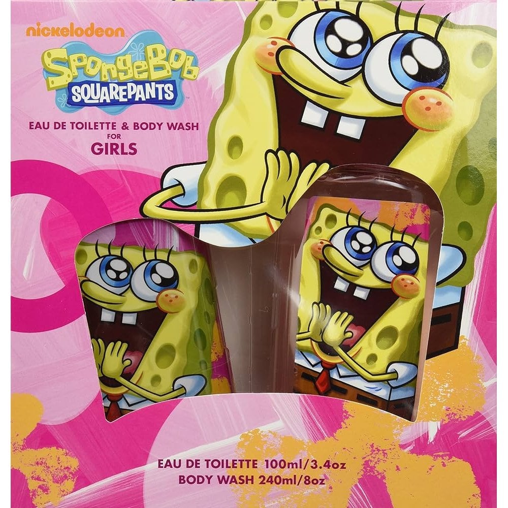 Spongebob Squarepants Spongebob Squarepants For Girls Gift Set 100ml EDT Spray + 240ml Lotion - Health & Beauty > Personal Care > Cosmetics > Perfumes & Colognes > Eaux De Toilette EDT