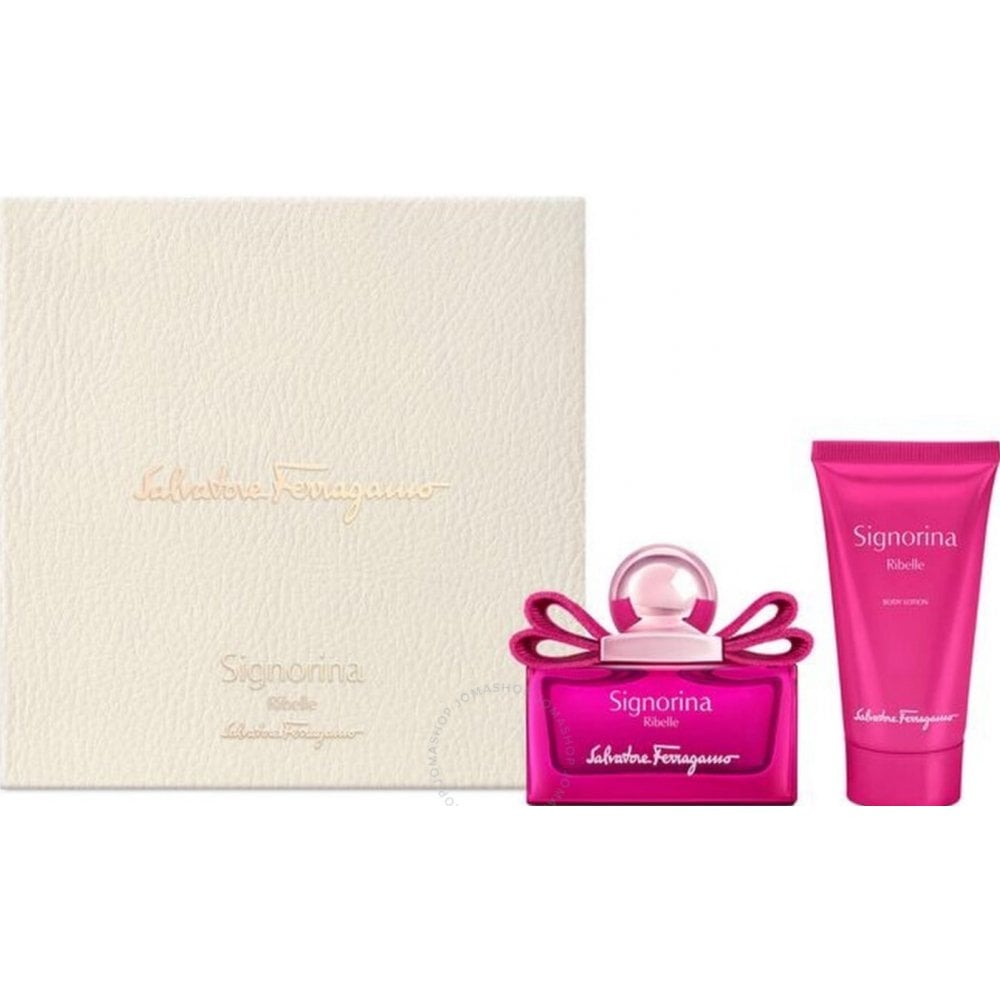 Salvatore Ferragamo Signorina Ribelle Gift Set 30ml EDP Spray + Body Lotion 50ml