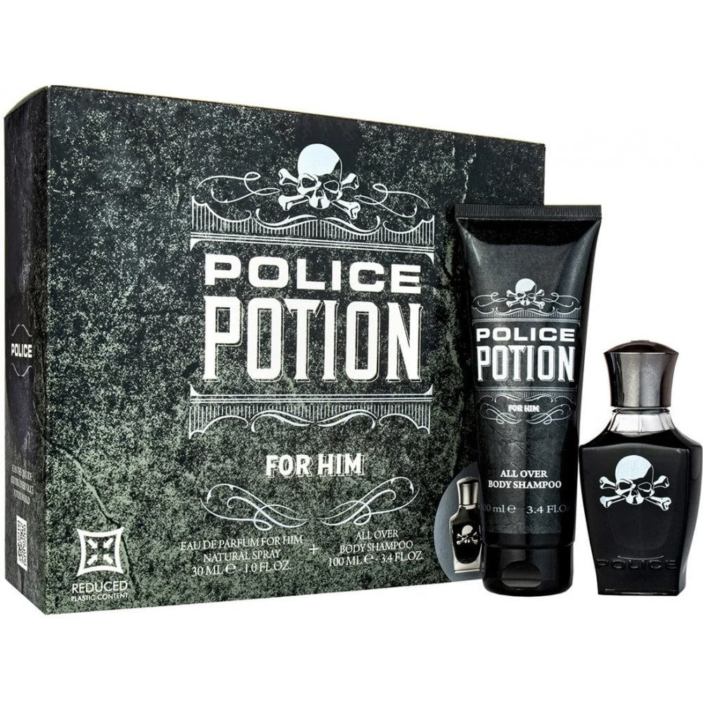 Police Potion For Him Gift Set 30ml EDP Spray + Shower Gel 100ml
