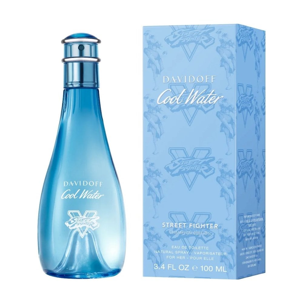 Davidoff Davidoff Cool Water Woman Street Fighter Champion 100ml EDT Spray - Health & Beauty > Personal Care > Cosmetics > Perfumes & Colognes > Eaux De Toilette EDT